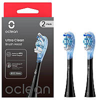 Насадка для зубної електрощітки Oclean UC02 B02 Ultra Clean Brush Head Black (2 шт) (6970810553543) DS