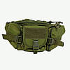 Сумка поясна тактична / Чоловіча сумка на пояс / Армейська сумка. UH-374 Колір: зелений, фото 3