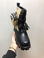 Prada Boots Zip Pocket Black Nude кроссовки и кеды высокое качество Размер 38