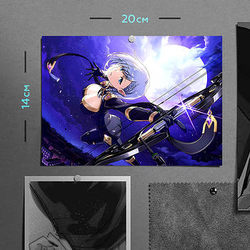 "Бета (Сходження в тіні / Eminence in Shadow)" плакат (постер) розміром А5 (20х14см)