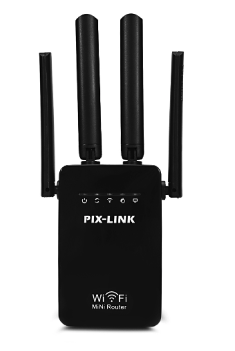 Універсальний роутер-підсилювач сигналу Wi-Fi ретранслятор PIX-LINK Repeator LV WR09