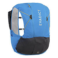 Рюкзак для Бега Трейлраннинга EVADICT Trail 10л Размер XS/S с Питьевой Системой 1л Синий