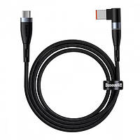 Зарядный кабель для ноутбука Baseus Zinc Magnetic Lenovo Type-C to DC Square Port 100W 2m Black (CATXC-U01)
