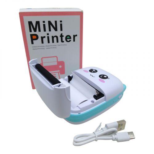 Портативный термопринтер "Mini Printer" (синий) Вид 2 [tsi233819-TCI] - фото 2 - id-p2099167687