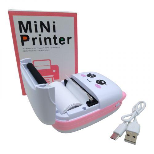 Портативный термопринтер "Mini Printer" (розовый) Вид 2 [tsi233820-TCI] - фото 2 - id-p2099167688