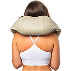 Роликовий масажер для спини Massager of Neck + Подарунок Подушка ортопедична для ніг Contour Leg Pillow, фото 5