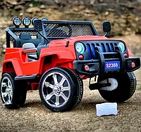 Детский электромобиль машина джип Bambi Racer 4WD M 3237EBLR-3 Jeep USB,MP3 / красный