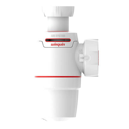 Сифон для кухонної мийки Neo Air 11⁄2" × 40 мм WIRQUIN (9542331), фото 1
