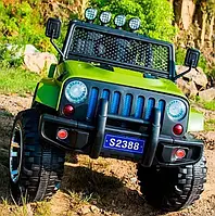 Дитячий електромобіль джип Bambi Racer 4WD M 3237EBLR-10 Jeep USB,MP3 / хакі