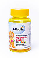 Жевательные мультивитамины для детей Mivolis Multivitamin-Barchen für Kinder 60 шт
