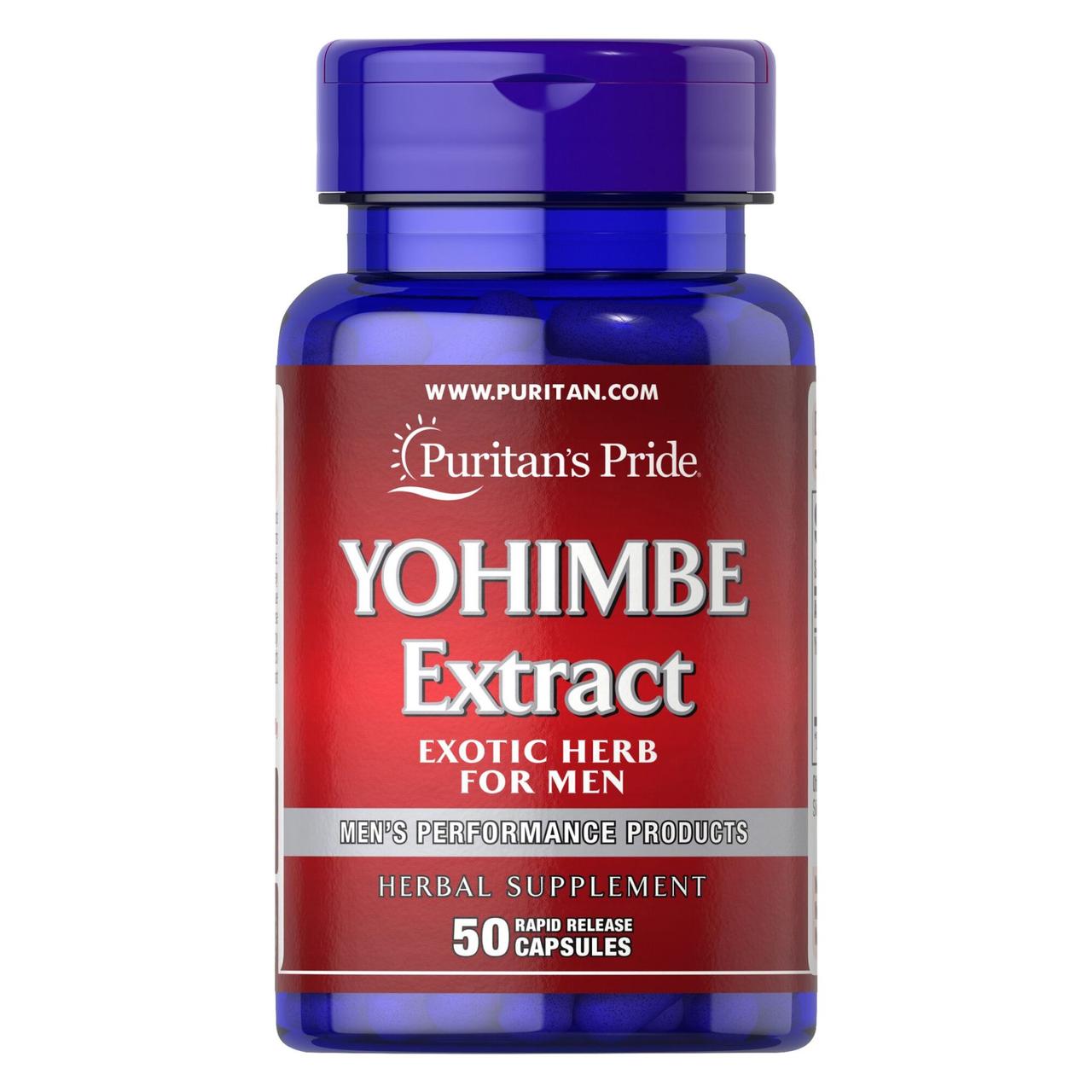 Жироспалювач Puritan's Pride Yohimbe Extract (50 кап) (336093)