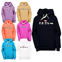 Тепле худі на флісі для дівчинки Панда, 4-16 років