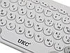 Ультратонка бездротова клавіатура UKC 5263 з бездротовою мишкою, фото 5