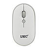 Ультратонка бездротова клавіатура UKC 5263 з бездротовою мишкою, фото 6