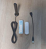 4G USB Wi-Fi роутер ZTE MF79U з широкосмуговою антеною 5G 15 dBi TS-9 на магніті, фото 2
