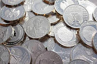 Серебро 999 пробы в виде монет 31.1 грамм ( 1 унция )