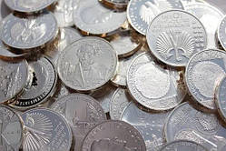 Срібло 999 проби у вигляді монет 31.1 грам ( 1 унція )