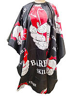 Перукарська накидка для стрижки, пеньюар для клієнта Barber Skill