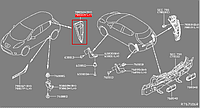 Заглушка заднего крыла левая б/у Nissan Leaf - 78127-3NF0A
