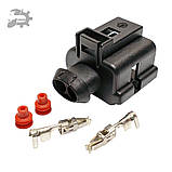 Фішка моторчика ручного тормозу Ку8 Ауді 1J0973722A 32330208, фото 2