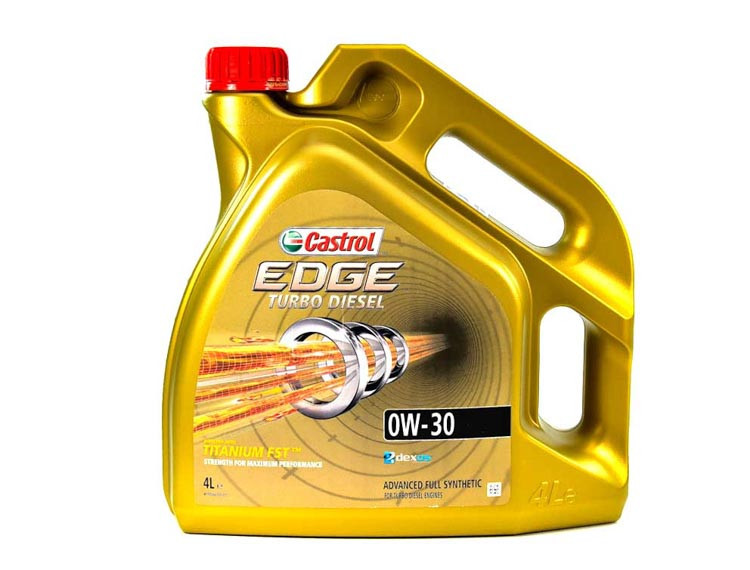 Моторне мастило Castrol EDGE Turbo Diesel Titanium FST 0W-30 4 л.