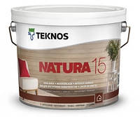 Лак NATURA 15 TEKNOS для мебели шекловисто-матовый 0,9л