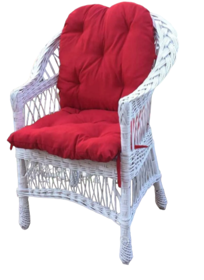 Крісло плетене біле  ⁇  крісло з лози з накидкою  ⁇  крісло плетене красиве біле