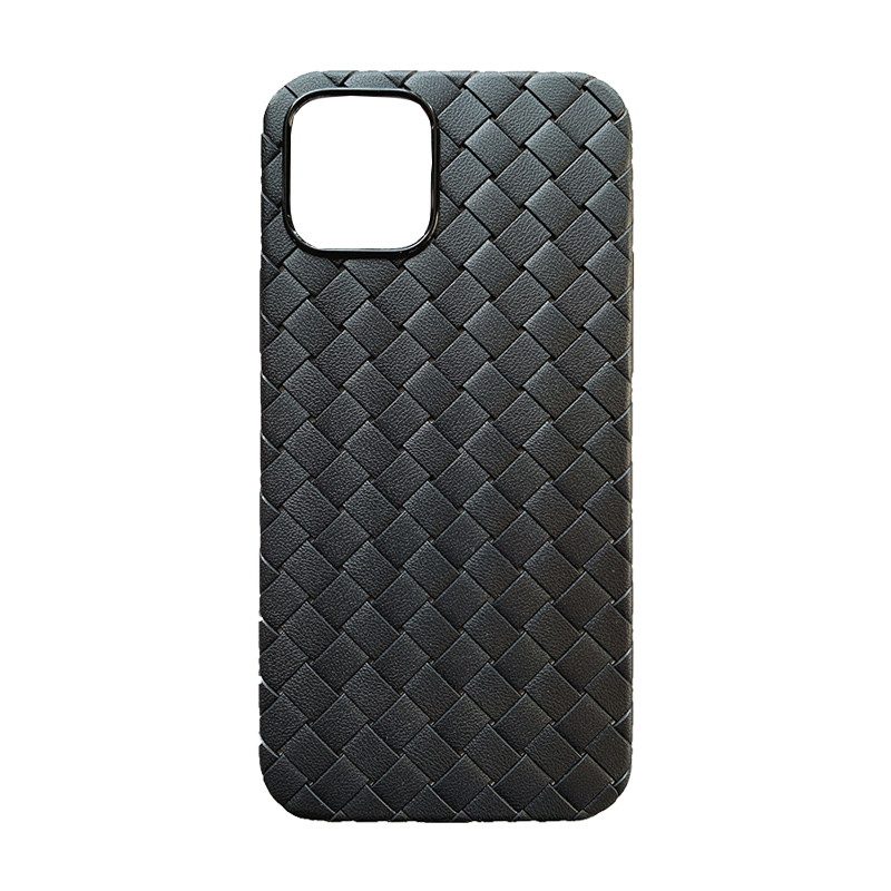 Плетений чохол XO Bottega Veneta для iPhone 12/12 Pro Чорний