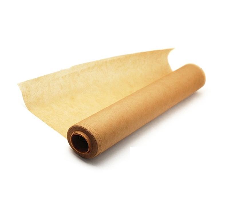 Пергаментная крафтовая бумага коричневая 420 мм х 100 метров - фото 2 - id-p662938758