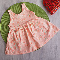 Сукня для дівчинки, помаранчева, 62 розмір