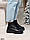 36,37рр!!!! Жіночі шкіряні черевики зимові на низькому ходу Чорні, фото 7