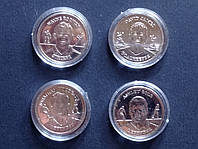 Футбольні сувенірні монети "Сбірна Англії" (Чемпіонат Європи з футболу 2004 Португалія)