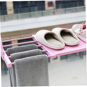 Складна сушарка для речей та взуття на підвіконня 80*35 см