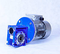 Червячный мотор-редуктор RDVM (NMRV) 090 і=80 + 0.55 кВт 1400 об/мин 3 фазы (17.5 об/мин с редуктора)