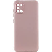 Чехол Silicone Cover Lakshmi Full Camera (A) для Samsung Galaxy A31 | Микрофибра Розовый / Pink Sand