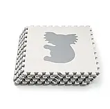 Мат-пазл дитячий WCG EVA 60х60х1.5 см 9 частин Звірята килимок ігровий для дітей W_2258, фото 2