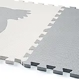 Мат-пазл дитячий WCG EVA 60х60х1.5 см 9 частин Звірята килимок ігровий для дітей W_2258, фото 8