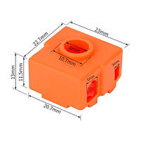Силіконова «шкарпетка» термозахисна для хотенду 3D-принтера Creality CR-6 SE