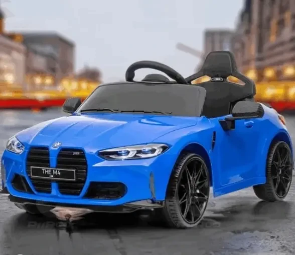 Дитячий електромобіль BMW M4 на акумуляторі машинка + пульт, фото 1