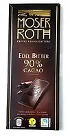 Moser Roth Чорний шоколад 90% какао 125g