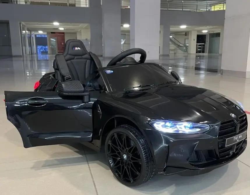 Дитячий електромобіль BMW M4 на акумуляторі машинка + пульт, фото 1