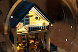 Румбокс - куля інтер'єрний 3D конструктор Miniature DIY HouseRomantic Aegean Sea 2002 + підставка, фото 7