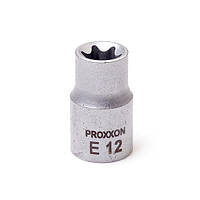 Головка для зовнішньої зірочки TX на 3/8", довжина 25 мм, E 12 мм Proxxon (23618)(18877990754)