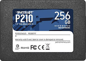 Накопичувач SSD 2.5" 256 Gb Patriot P210 (P210S256G25)