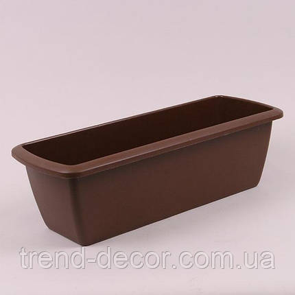 Балконний ящик Respana BOX коричневий 40см., фото 1