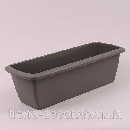 Балконний ящик Respana BOX сірий 50см., фото 1