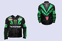 Мотокуртка KAWASAKI (текстиль) (size:S, MONSTER ENERGY)