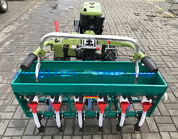 Сівалка зернова 6-ти рядна СЗП-6Б бачок для міндобрива анкерна для мотоблока та мототрактора