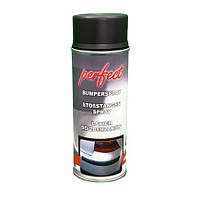 Краска структурная для пластмасс в баллончике черная Perfect Bumper Spray 400 мл