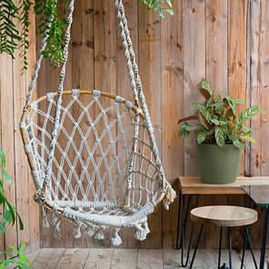 Горщик пластмасовий MAGNOLIA JERSEY ECO натуральне дерево 26см., фото 4